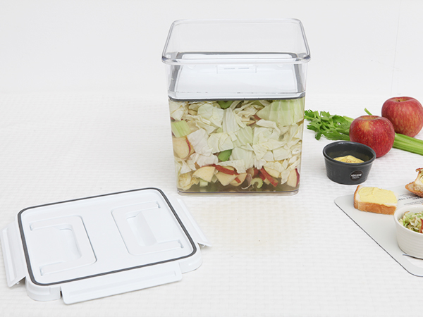 kimchi fermentation pickle press food container
