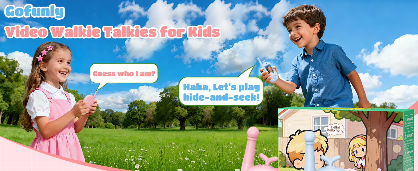 Gofunly Children‘s video walkie-talkie