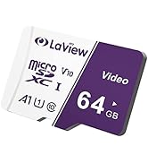 LaView 64GB Micro SD Card, Micro SDXC UHS-I Memory Card – 100MB/s,667X,U1,C10, FHD Video V10, A1,...