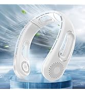 Hotsales Neck Fan, Hands Free Bladeless Neck Fans Portable Rechargeable, 360° Cooling Neck Fan, 4...