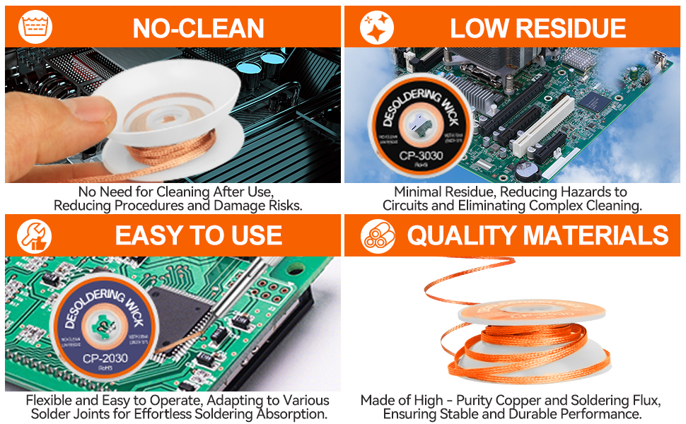 solder wick, solder wicks, desoldering wick, desoldering wicks, solder wick braid