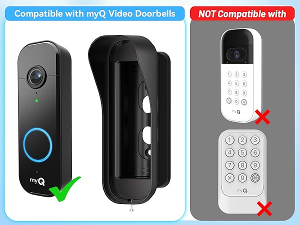 myQ video doorbell mount myQ doorbell camera holder myQ doorbell mount swivel mount myQ door bell