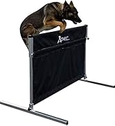 ActiveDogs IGP IPO Schutzhund Pendel Hurdle Jump w/Carrying Bag - All Aluminum Design - Dog Train...