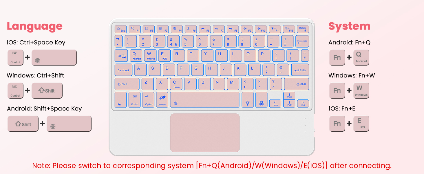mini wireless keyboard bluetooth keyboard for phone ipad 7th gen keyboard and mouse