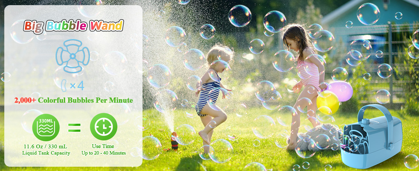 outdoor bubble machine