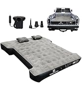 Umbrauto Air Mattress for 5-5.8 ft Full-Size Short Truck Beds, Inflatable Truck Tent Airbed with ...