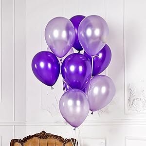purple balloons