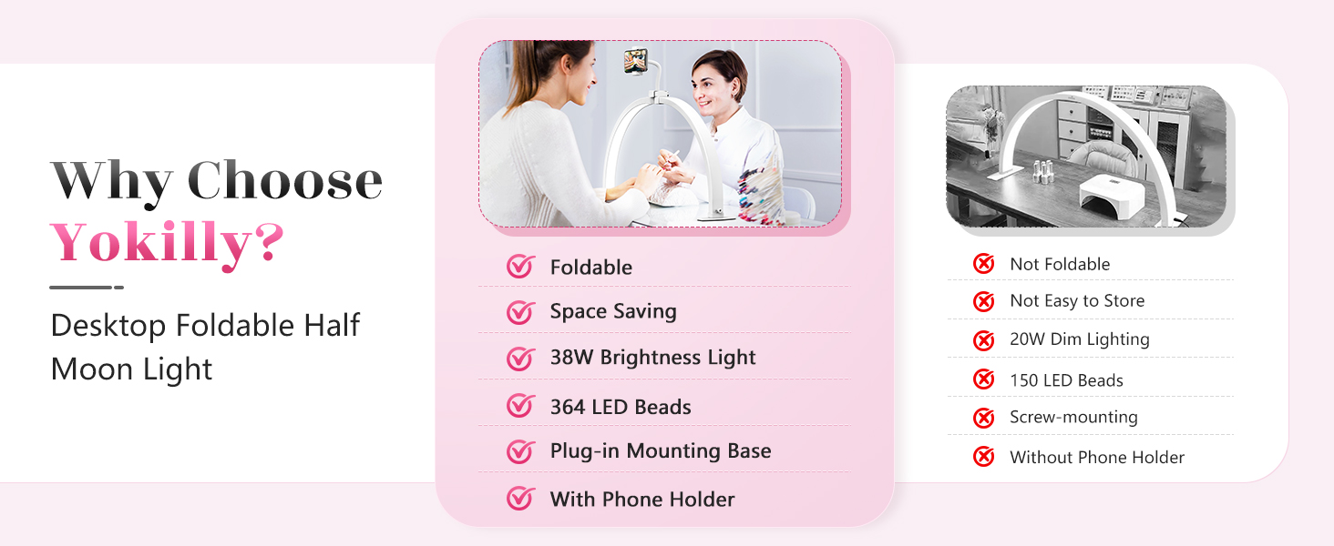 nail table light