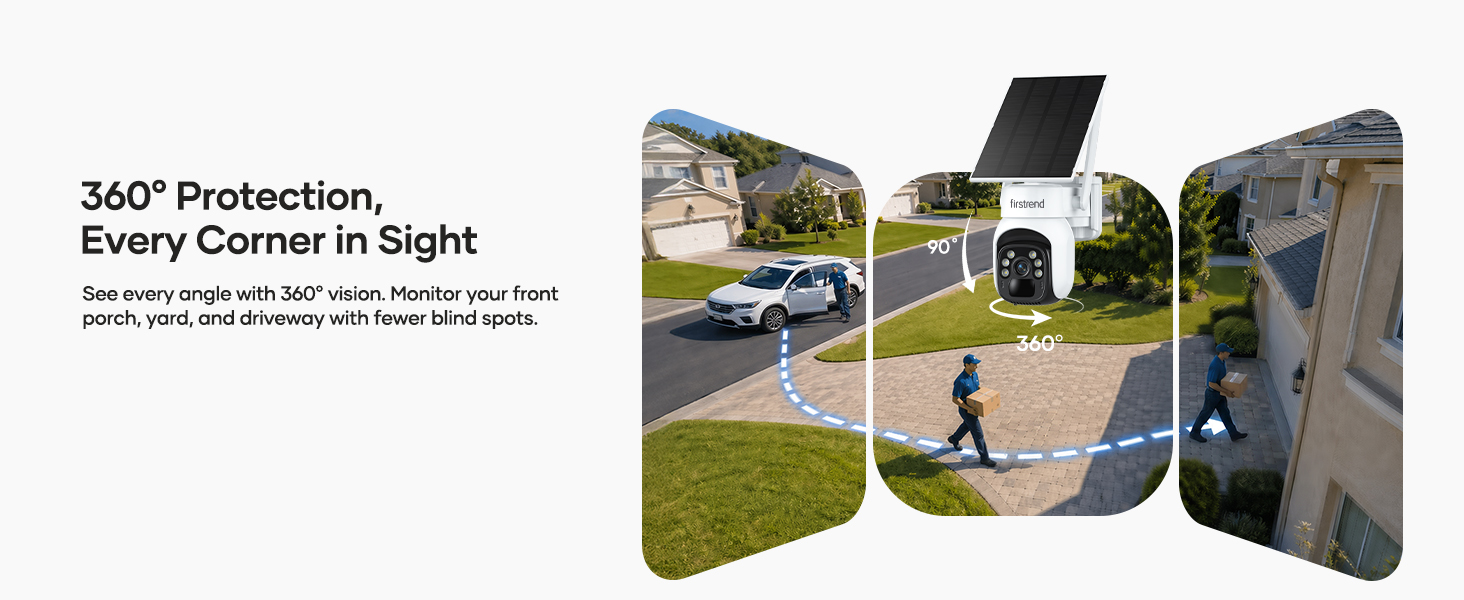 360 solar camera outdoor wireless
