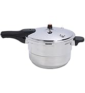 3L Stainless Steel Pressure Cooker Soup Meats Pot, Outdoor Camping Cookware Gas Stove Cooking Pot