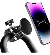 EEEKit Magnetic Handlebar Clamp Mount, Aluminum Alloy Handlebar Mount Compatible with iPhone 12–1...