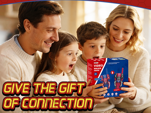 2 Pack Rechargeable Kids Walkie Talkies Long Range Radios