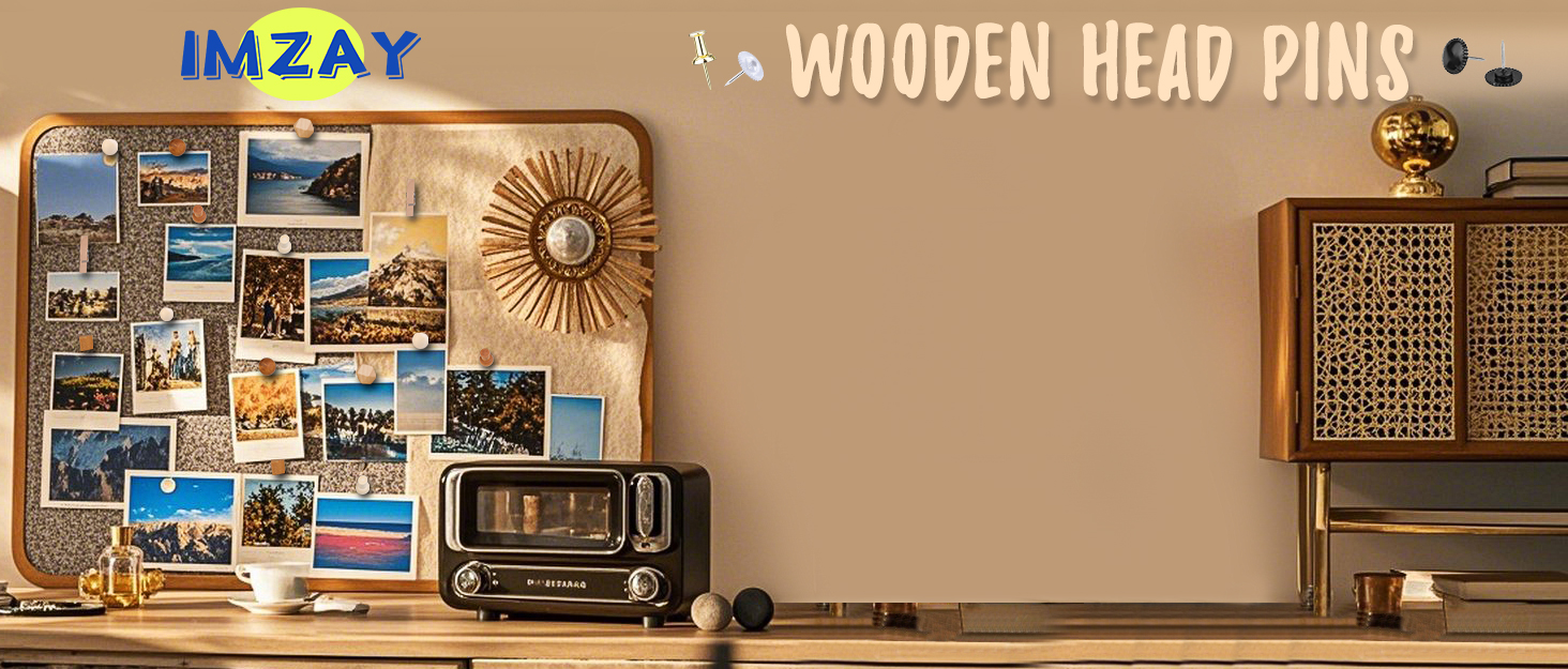 Wood Push Pins