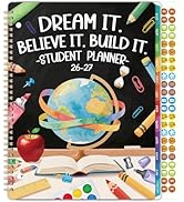 Student Planner 2026-2027 - School Planner 2026-2027 with Planner Stickers &amp; Colorful Tabs, Aug. ...