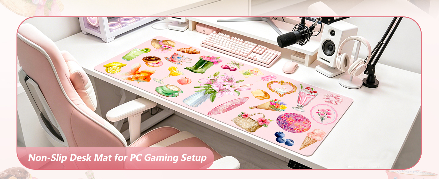 Non-Slip Desk Mat For PC Gaming Setup