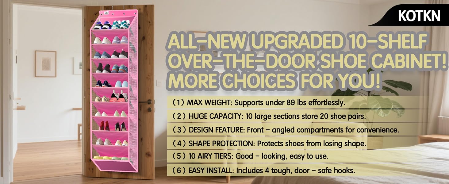 Over the Door Shoe Organizers