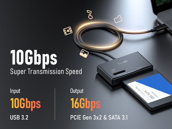 10 Gbps High Transmission Speed