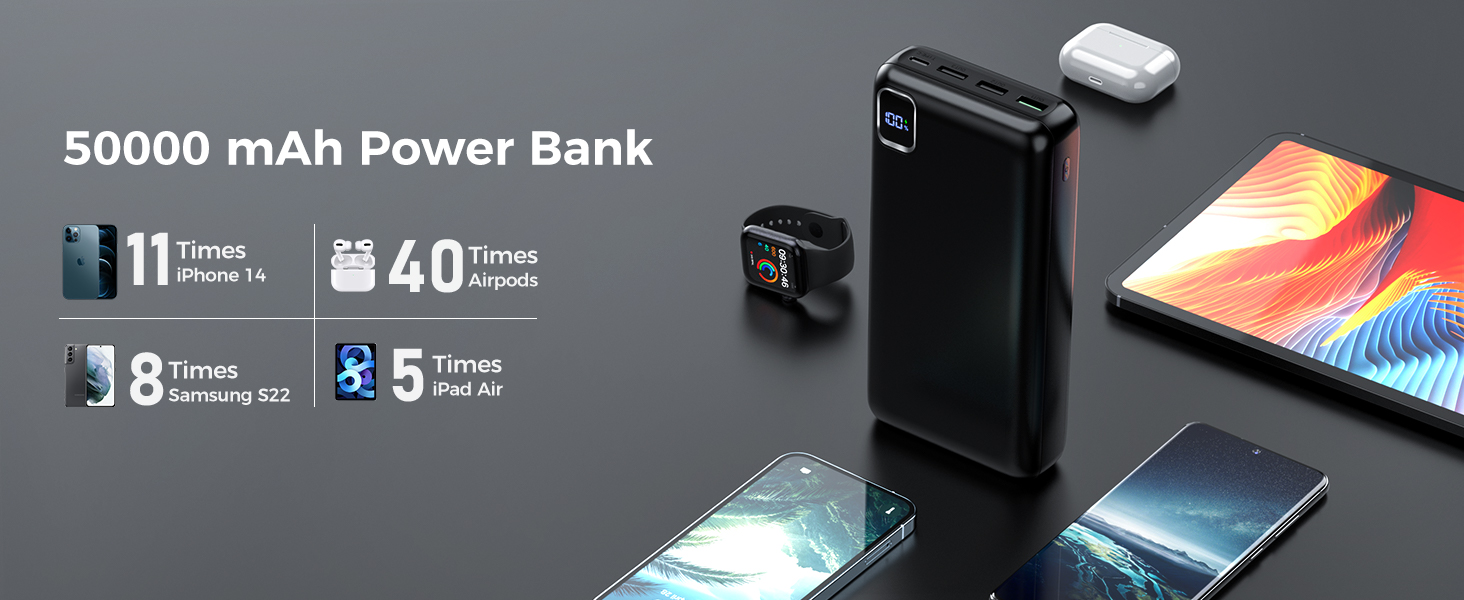 power bank 50000mah