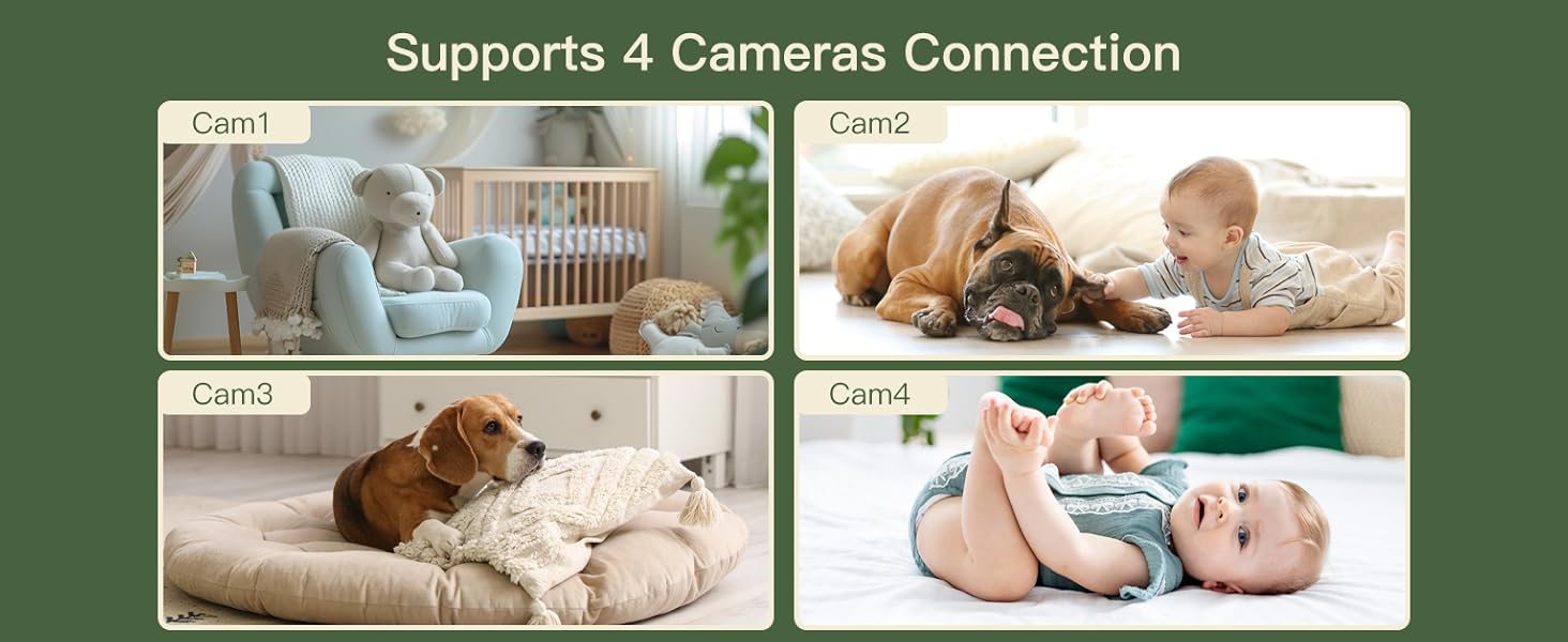 4 cameras connection