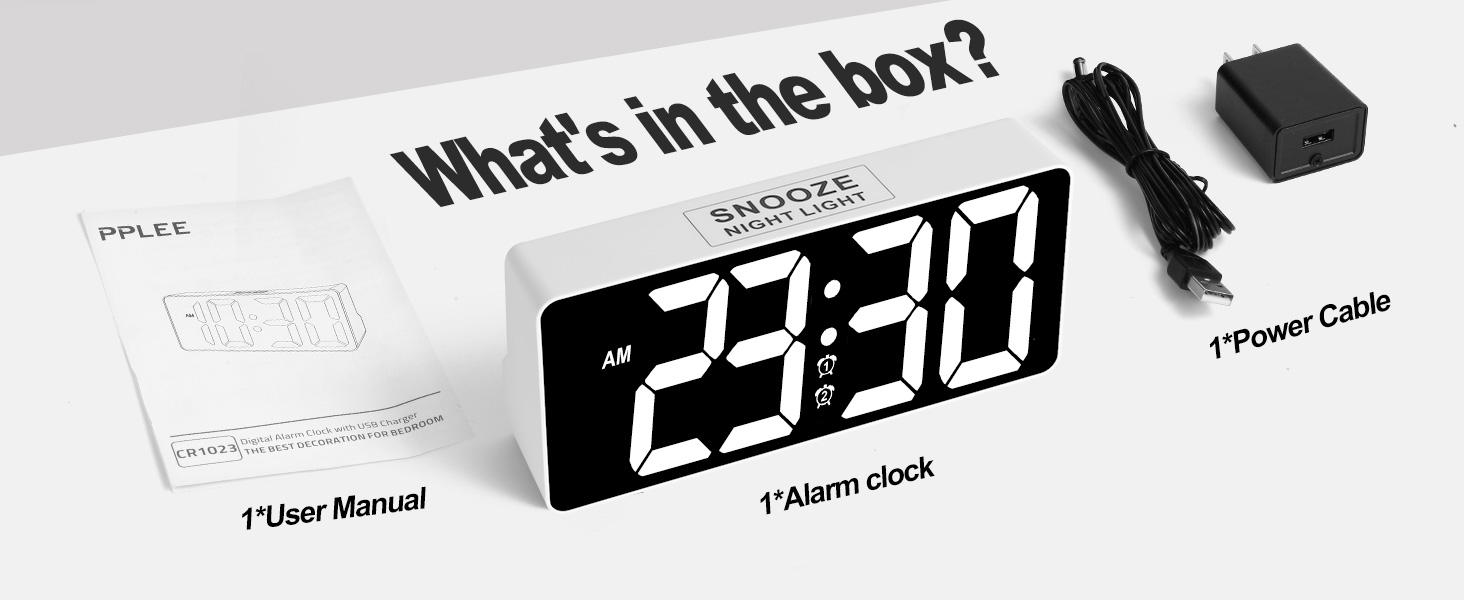 digital alarm clock