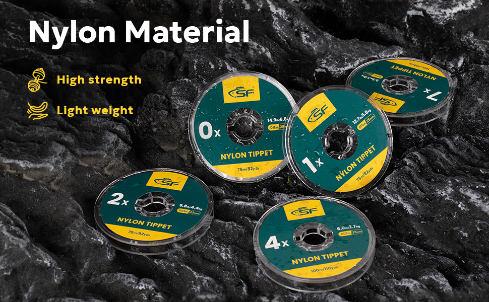 Nylon tippet