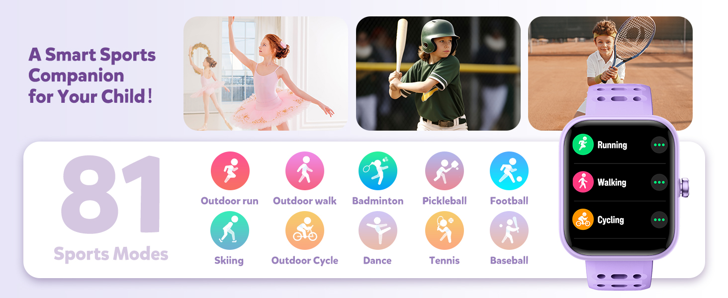 1.83" Fitness Tracker Watch with Heart Rate/Sleep Monitor, IP68 Waterproof Pedometer, Step Counter