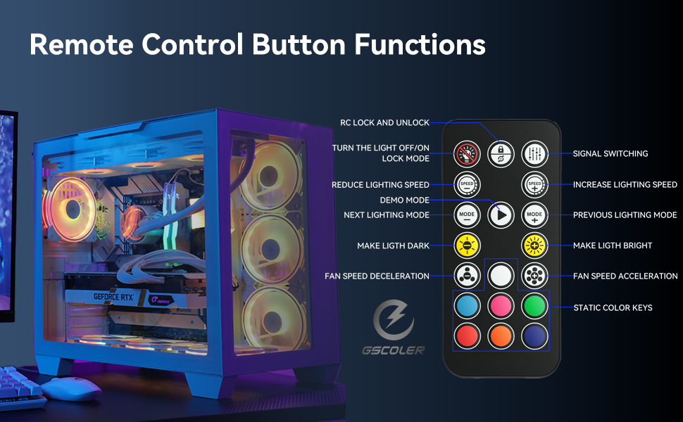 argb pc fan splitter