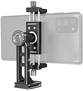 Leaplumin 360° Metal Phone Tripod Mount 2 Cold Shoes &amp; Arca Port,Phone Holder Stand with 4 * 1/4"...