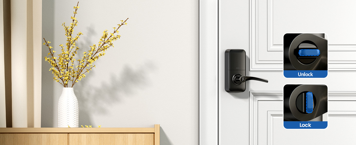 keypad door lock with deadbolt