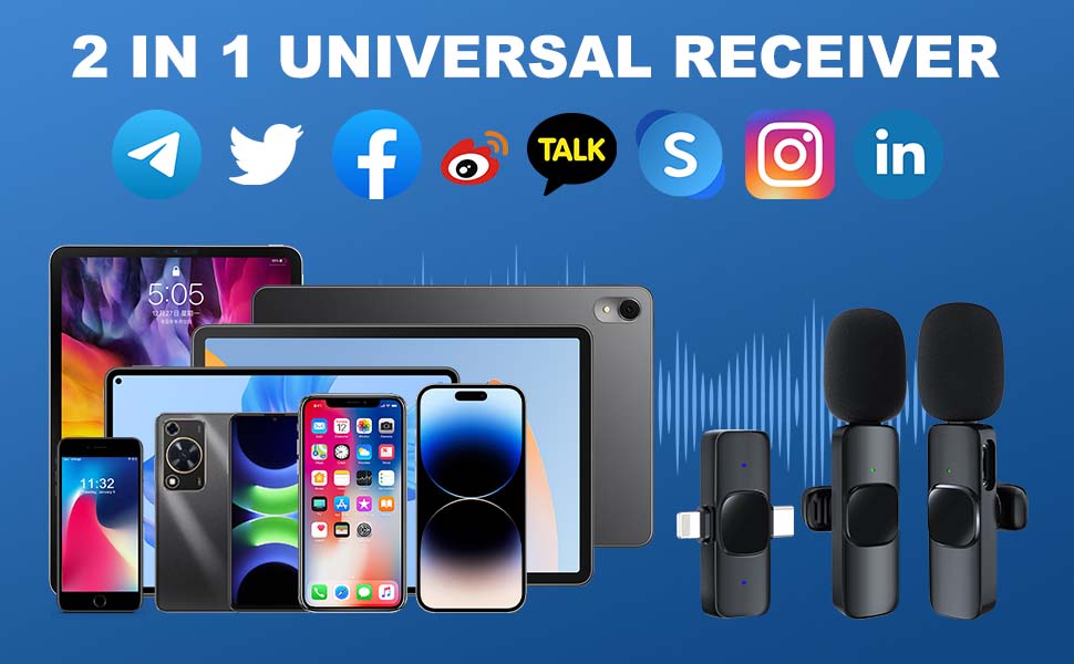 2 IN1 universal receiver
