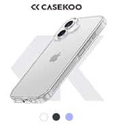 iphone 16 plus case casekoo crystal clear