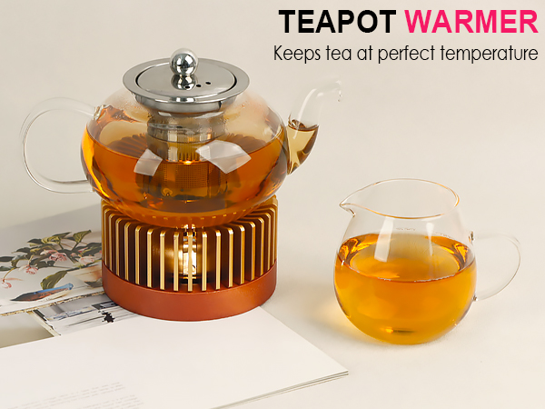 teapot warmer with tealight holder