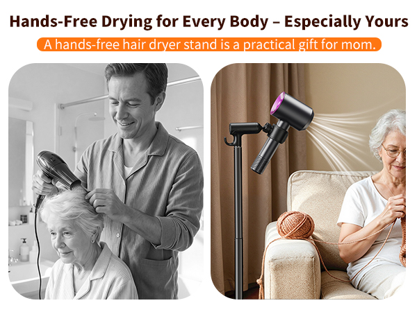 Hands Free Hair Dryer Holder