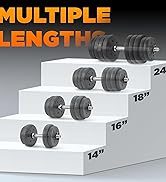 Yes4All,Christmast,threaded dumbbell handle,dumbbell bar,dumbbell barbell converter bar