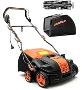 Aspiron 16” Artificial Turf Sweeper 15Amp Artificial Turf Vacuum Apricot | 2000W Grass Sweeper Ya...