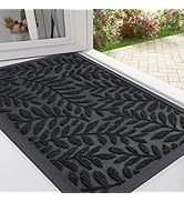 OLANLY Door Mat Indoor Outdoor Entrance, 29.5x17, Waterproof All-Weather All-Season Doormat, Stur...