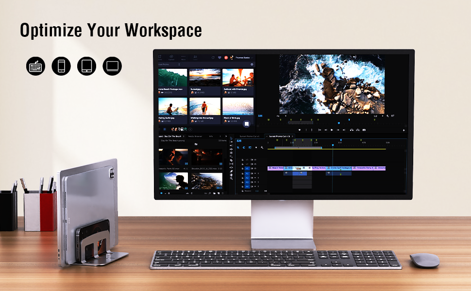 Vertical Laptop Stand