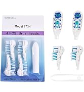 4 Pcs Sensitive Toothbrush Dual Clean Replacements Attachments Brush Heads Refill Accessories Com...