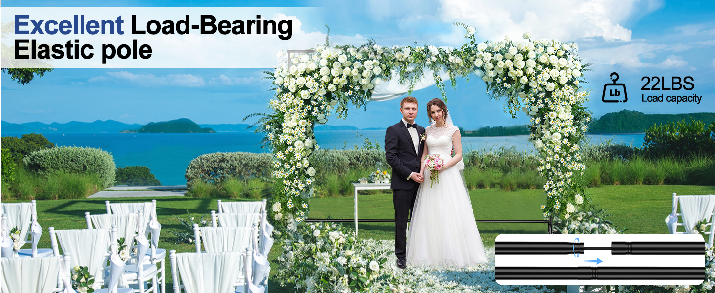 the stability of the backdrop stand for parties