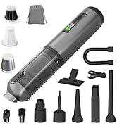 KedeeSparkle Cordless Car Vacuum Cleaner, 22000PA High Power Portable Handheld Car Vacuum &amp; Air D...
