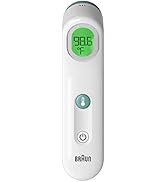 Braun Forehead Thermometer - Digital Thermometer with Professional Accuracy and Color Coded Temp...