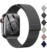 EPULY Compatible with Apple Watch Band 42mm 44mm 45mm 49mm 38mm 40mm 41mm,Stainless Steel Mesh Lo...