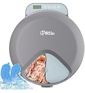 iPettie Zharko Four Meals Automatic Wet Food Feeder - True 4 Meal Design with Locking Lid, Smart ...