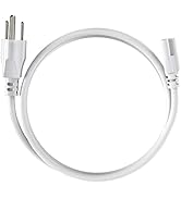 SHOPLED 5FT Plug Power Cord T5 T8 LED Tube Power Cable,5FT 3-Outlet Power Cord for LED Shop Lights
