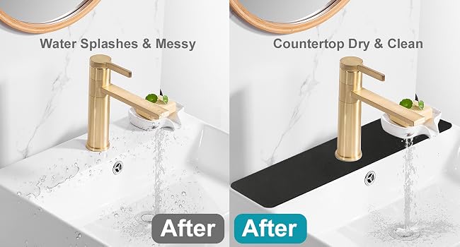 sink faucet mat