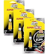 Super Glue - SUPERUNIX - Universal Instant Adhesive - Shockproof &amp; Dishwasher Safe - 3g Clear Tub...