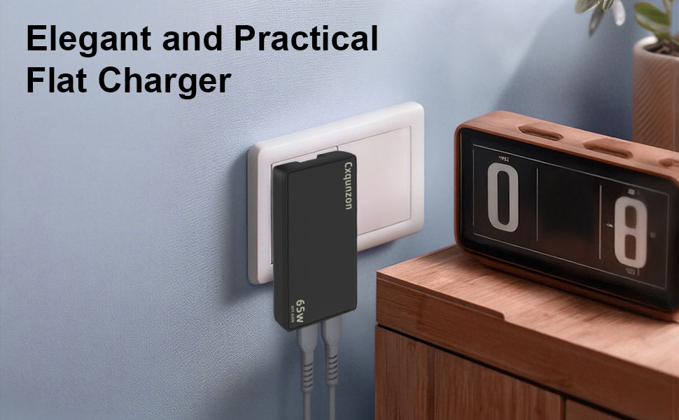 flat usb c charger