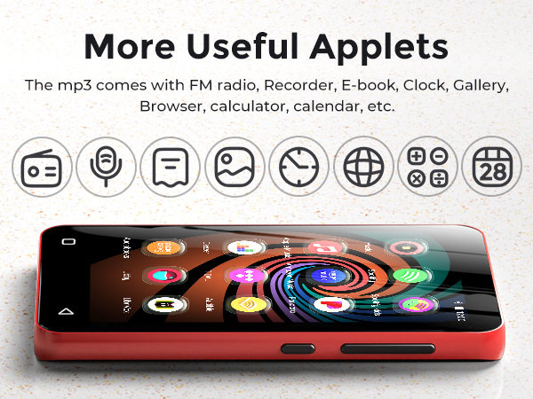 MP3 player with speaker