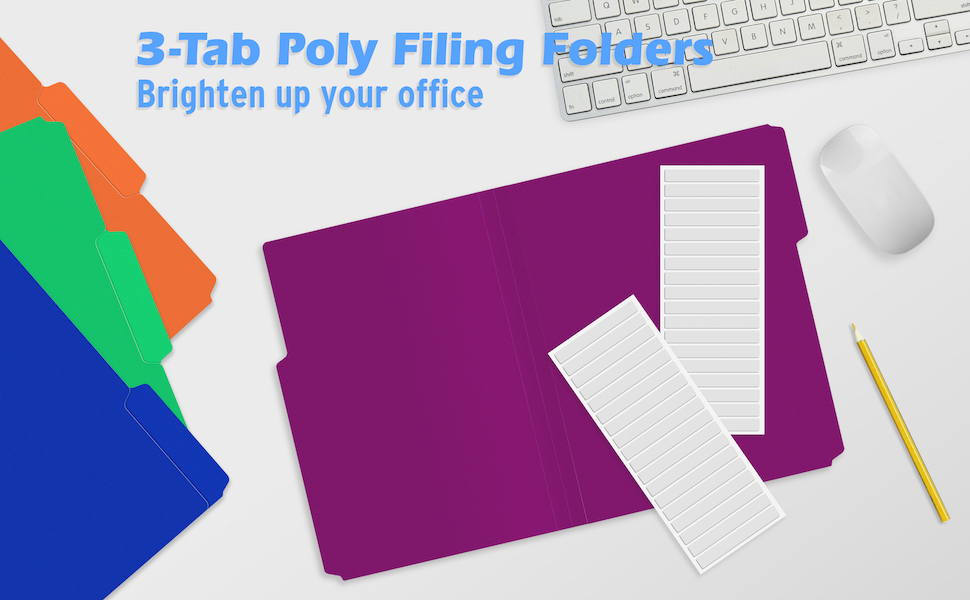 colored file folders
