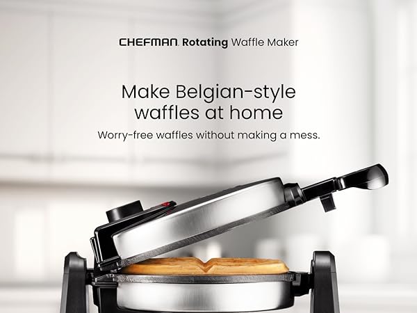Make Belgian Style waffles at home